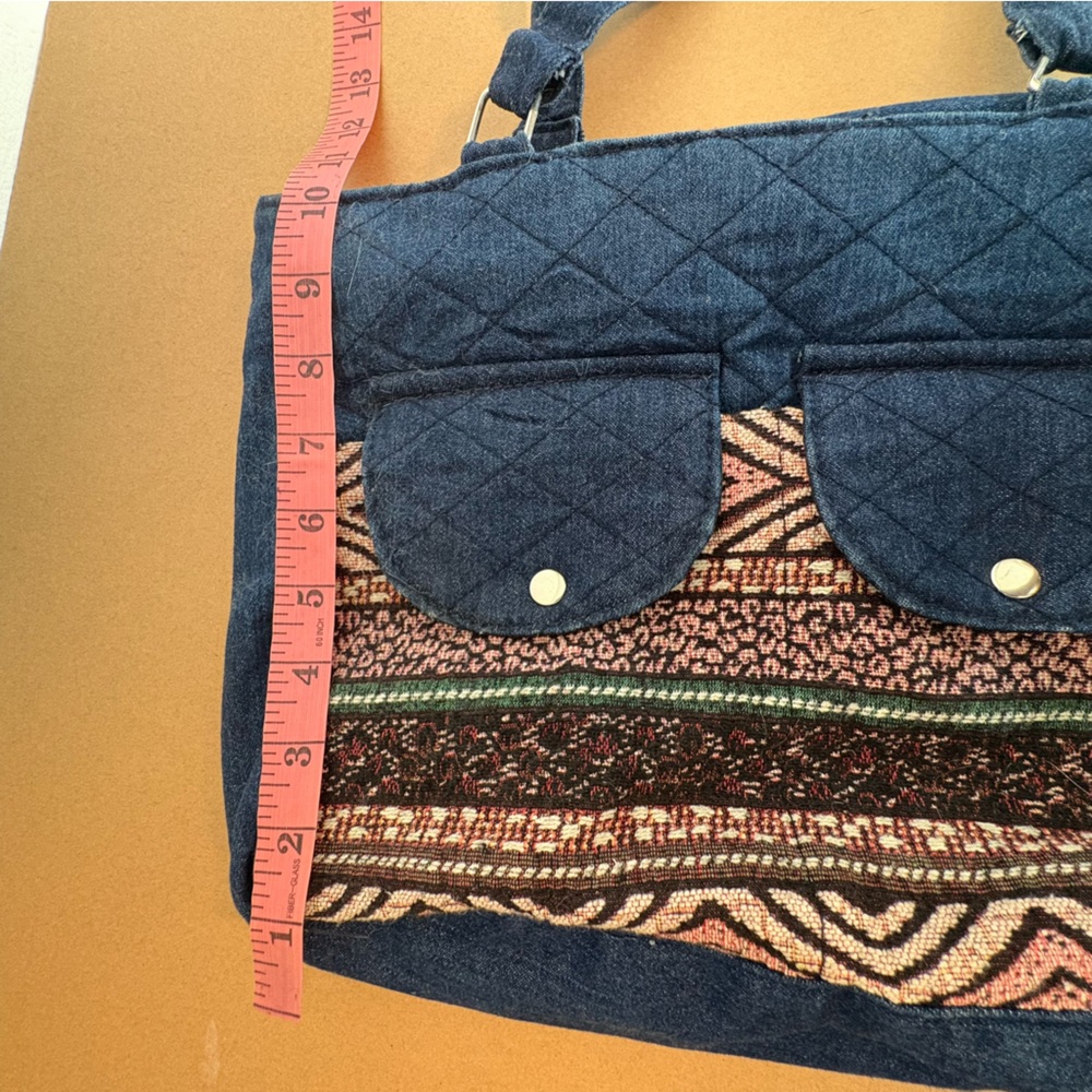 CANYON SKY Aztec Denim Crossbody Bag - Picture 14 of 15